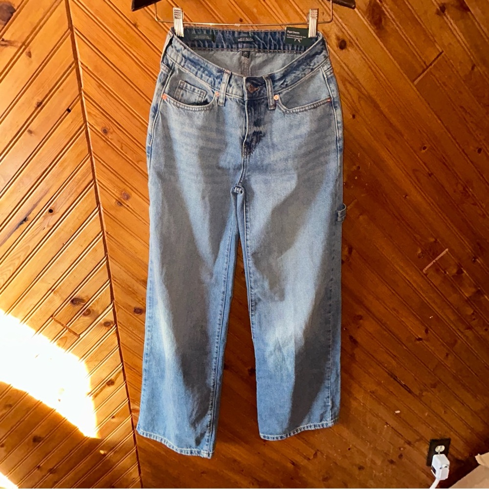 NWT 90s inspired low rise baggy jeans sz 00